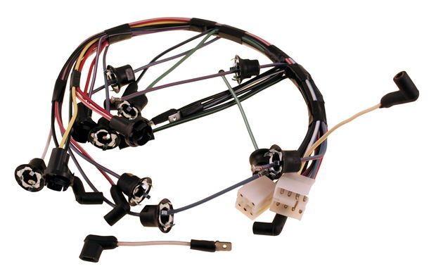 Instrument cluster wire loom w. tach 68 in the group Ford/Mercury / Ford Mustang 65-73 / Electrical components/lights / Wiring/wiring diagram / Main/dash harness Mustang 65-73 at VP Autoparts AB (C8ZZ-10B942TACH)