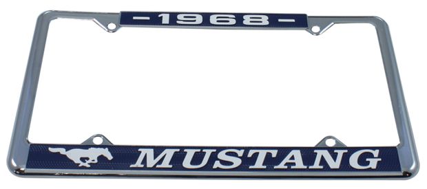 License plate frame 68 in the group Ford/Mercury / Ford Mustang 65-73 / Body / Front/grille / Custom & Grille Mustang 64-73 at VP Autoparts AB (C8ZZ-13409)