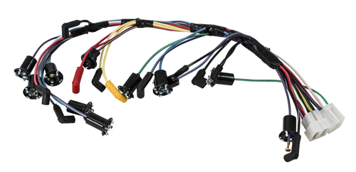 Kablage Instrument 68 i gruppen Ford/Mercury / Ford Mustang 65-73 / Elsystem/belysning / Kablage/ledningar/elscheman / Kablage huvudhrva/I-panel 65-73 hos VP Autoparts AB (C8ZZ-14401-ICF)