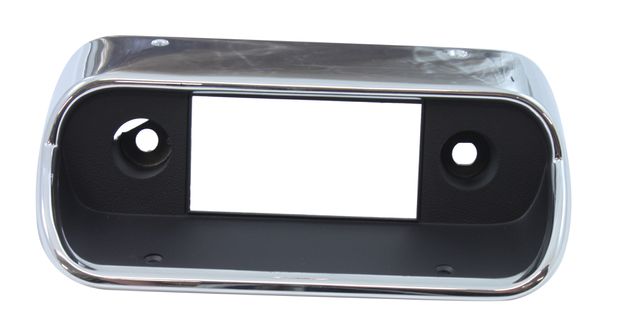 Radio bezel 67-68 std (w/o console) in the group Ford/Mercury / Ford Mustang 65-73 / Interior / Dash / Radio bezels/ash trays at VP Autoparts AB (C8ZZ-18842-A)