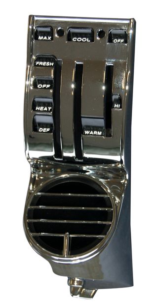 AC vent dash 67-68 LH in the group Ford/Mercury / Ford Mustang 65-73 / Interior / Dash / Dash vents/speaker grilles at VP Autoparts AB (C8ZZ-19C696-A)