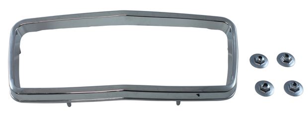 Grille corral inner 68 chrome in the group Ford/Mercury / Ford Mustang 65-73 / Body / Front/grille / Grille Mustang 67-68 at VP Autoparts AB (C8ZZ-8213)