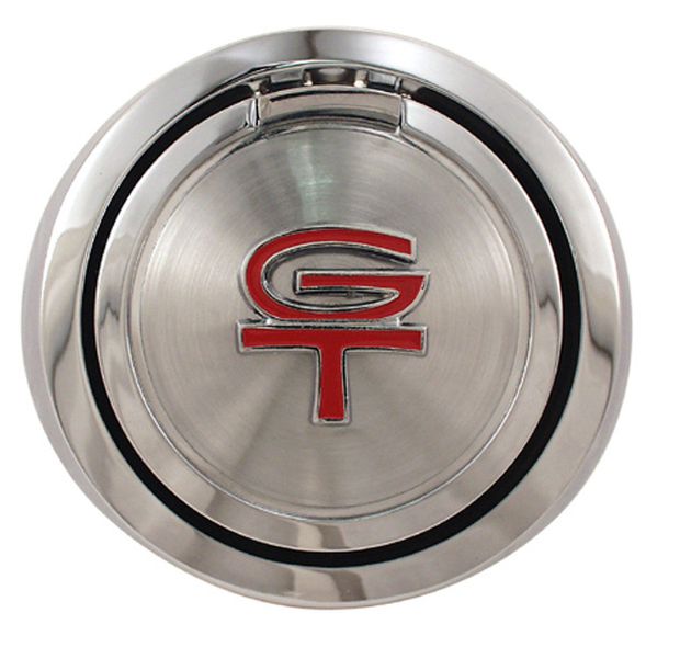 Gas cap pop-open De Luxe 68 GT in the group Ford/Mercury / Ford Mustang 65-73 / Fuel system / Filler cap Mustang at VP Autoparts AB (C8ZZ-9030-D)