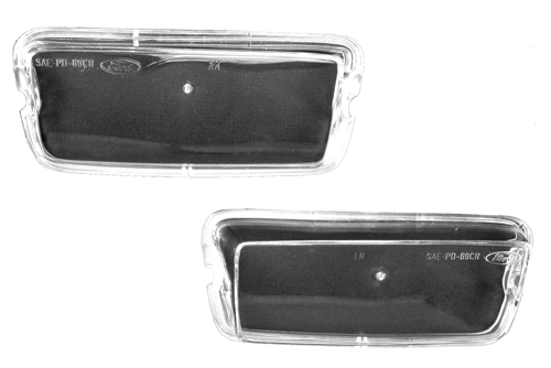 Lens 70 Mach 1 sport lamps in the group Ford/Mercury / Ford Mustang 65-73 / Body / Front/grille / Grille Mustang 69-70 at VP Autoparts AB (C9WY-13208)