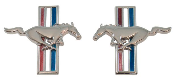 Emblem drrpanel 69-70 i gruppen Ford/Mercury / Ford Mustang 65-73 / Inredning / Drrpanel / Emblem/handtag/insats drrpaneler hos VP Autoparts AB (C9ZB-6520820-3)