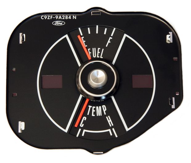 Fuel/temp gauge Mustang 69 in the group Ford/Mercury / Ford Mustang 65-73 / Electrical components/lights / Instrument/relay / Instruments Mustang 65-73 at VP Autoparts AB (C9ZF-9A284)