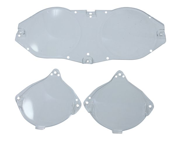 Lens kit Instrument 69-70 without tachom in the group Ford/Mercury / Ford Mustang 65-73 / Electrical components/lights / Instrument/relay / Instrument bezels Mustang 65-73 at VP Autoparts AB (C9ZZ-10887-A)
