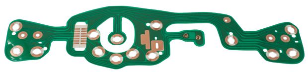 Printed circuit with tach 69-70 in the group Ford/Mercury / Ford Mustang 65-73 / Electrical components/lights / Instrument/relay / Instrument bezels Mustang 65-73 at VP Autoparts AB (C9ZZ-10K843-T)
