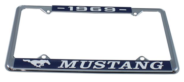 License plate frame 69 in the group Ford/Mercury / Ford Mustang 65-73 / Body / Front/grille / Custom & Grille Mustang 64-73 at VP Autoparts AB (C9ZZ-13409)