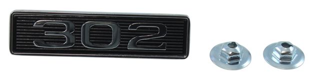 Emblem Air intake Hood 302 1969 in the group Ford/Mercury / Ford Mustang 65-73 / Body / Emblem / Emblem Mustang 69-70 at VP Autoparts AB (C9ZZ-16637-302)