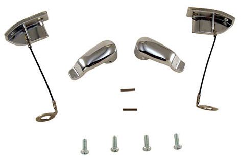 Quarter window handle set Must.69-70 FB in the group Ford/Mercury / Ford Mustang 65-73 / Body / Windows / Hardware glasses Mustang 65-73 at VP Autoparts AB (C9ZZ-6330204)