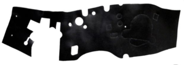 Isolering Torped Mustang 69-70 i gruppen Ford/Mercury / Ford Mustang 65-73 / Inredning / Mattor / Mattor ljudisolerande Mustang 65-73 hos VP Autoparts AB (C9ZZ-6501670)