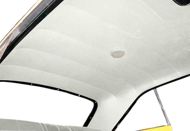 Headlining Charger 68-70 white in the group Mopar / Interior / Headliners Mopar at VP Autoparts AB (CI-MB302710)