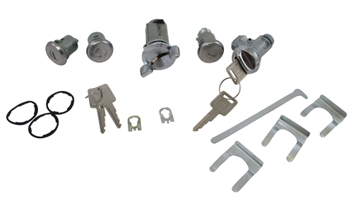 Lock kit Camaro 68 set/5 in the group General Motors / Camaro/Firebird 67-81 / Body / Doors/components/glas / Door components/locks Camaro 67-69 at VP Autoparts AB (CI-TK290)