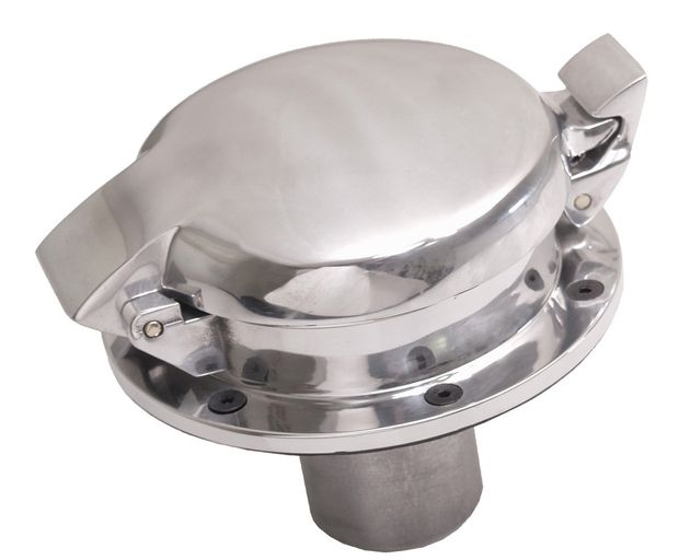 Gas Cap Pop open Racing Mu 65-73 Alum in the group Ford/Mercury / Ford Mustang 65-73 / Fuel system / Filler cap Mustang at VP Autoparts AB (CSX-9030-A)