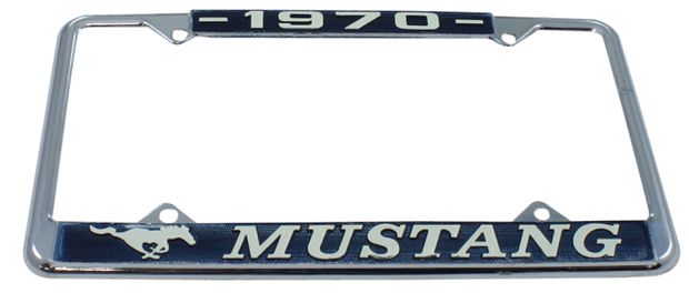 License plate frame 70 in the group Ford/Mercury / Ford Mustang 65-73 / Body / Front/grille / Custom & Grille Mustang 64-73 at VP Autoparts AB (D0ZZ-13409)