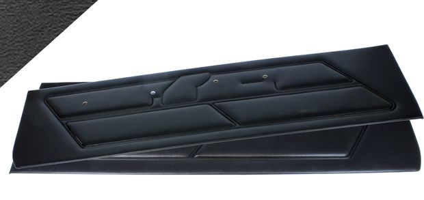 Door panel std 1970 black in the group Ford/Mercury / Ford Mustang 65-73 / Interior / Door panels / Door panels Mustang 70 at VP Autoparts AB (D0ZZ-6523942-BK)
