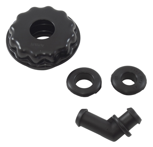 Oil cap w. tube 70-73 Autolite, black in the group Ford/Mercury / Engines Ford/Mercury / Ford 429 / Cylinder head Ford 429 at VP Autoparts AB (D1AZ-6766-A)