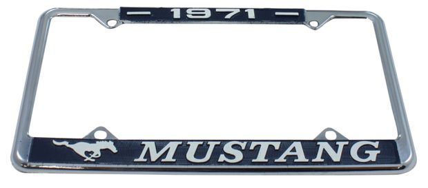 License plate frame 71 in the group Ford/Mercury / Ford Mustang 65-73 / Body / Front/grille / Custom & Grille Mustang 64-73 at VP Autoparts AB (D1ZZ-13409)