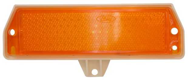 Lens Side marker 71-73 LHF in the group Ford/Mercury / Ford Mustang 65-73 / Electrical components/lights / Lights / Marker/licence/hood Mustang 65-73 at VP Autoparts AB (D1ZZ-15201-FL)