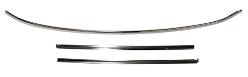 Prydnadslist Vindruta Mustang 71-73 FB 3-del i gruppen  hos VP Autoparts AB (D1ZZ-630313648)