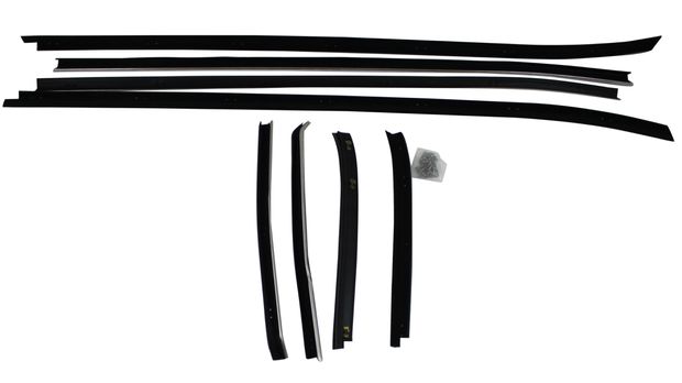 Beltline kit 71-73 FB in the group Ford/Mercury / Ford Mustang 65-73 / Body / Rubber/weather stripping / Weatherstrip & Channels Mustang 71-73 at VP Autoparts AB (D1ZZ-6321458)
