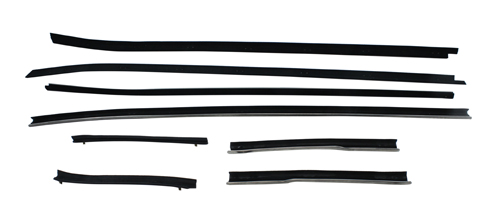 Beltline kit 71-73 CP Standard in the group Ford/Mercury / Ford Mustang 65-73 / Body / Rubber/weather stripping / Weatherstrip & channels Mustang 71-73 at VP Autoparts AB (D1ZZ-6521458)