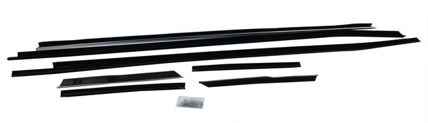 Beltline kit 71-73 CV in the group Ford/Mercury / Ford Mustang 65-73 / Body / Rubber/weather stripping / Weatherstrip & channels Mustang 71-73 at VP Autoparts AB (D1ZZ-7621458)