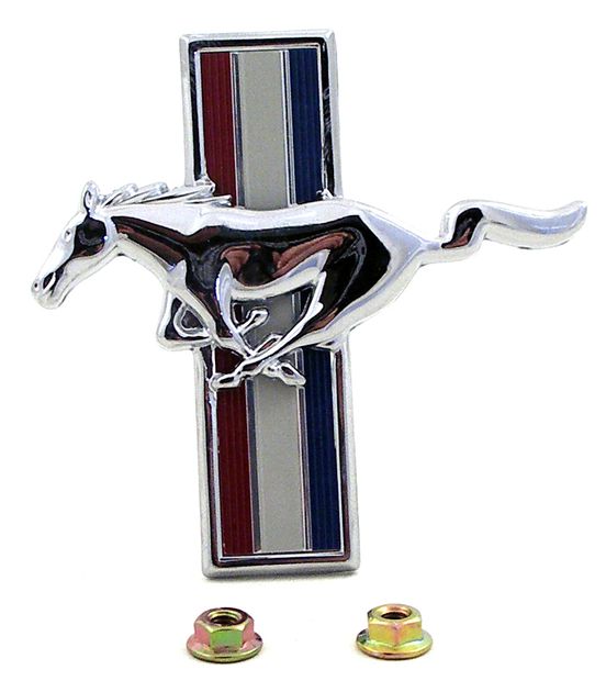 Emblem grillhst Mach 1 71-73 i gruppen Ford/Mercury / Ford Mustang 65-73 / Karosseri / Emblem / Emblem Mustang 71-73 hos VP Autoparts AB (D1ZZ-8213-B)
