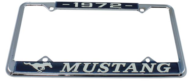 License plate frame 72 in the group Ford/Mercury / Ford Mustang 65-73 / Body / Front/grille / Custom & Grille Mustang 64-73 at VP Autoparts AB (D2ZZ-13409)