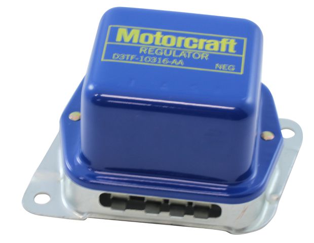 Voltage regulator 73 blue/yello w AC in the group Ford/Mercury / Ford Mustang 65-73 / Electrical components/lights / Starter/alternator / Alternator/relay Mustang 65-73 at VP Autoparts AB (D3TF-10316-A)