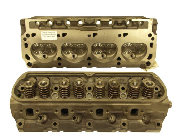 Cylinder head 1978 Ford 302 in the group Ford/Mercury / Engines Ford/Mercury / Ford 302 / Cylinder head Ford 302 at VP Autoparts AB (D8OE-6049-302)