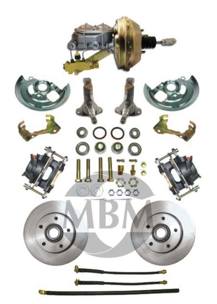 Disc brake kit GM62-67X body w.m-cyl in the group General Motors / Chevy II/Nova / Brake system / Front/rear brake disc Chevy II/Nova at VP Autoparts AB (DBK6267MC)