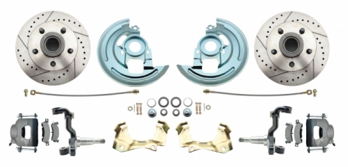 Disc brake kit GM 64-72 HP w/o M-cyl in the group General Motors / Chevelle/El Camino/Monte Carlo / Brake system / Wheel brakes front / Front brake disc Chevelle/El Camino at VP Autoparts AB (DBK6472LX)