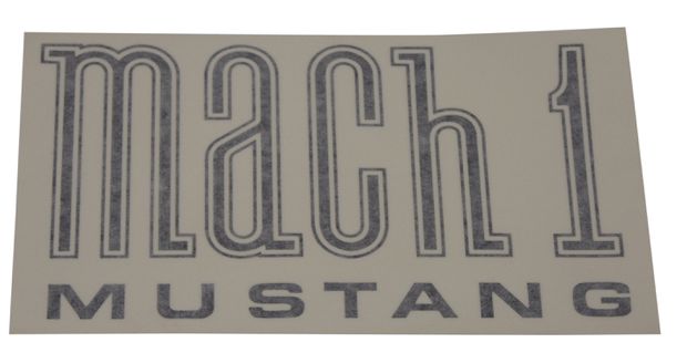 Decal front fender Mach1 black text 71-7 in the group Ford/Mercury / Ford Mustang 65-73 / Stripe kits/decals / Decals / Body & glass decals at VP Autoparts AB (DF0675)
