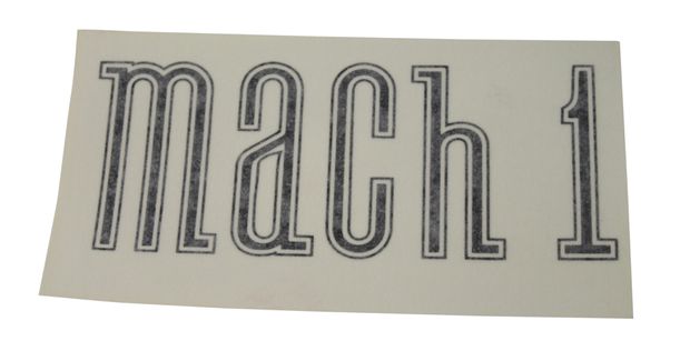 Decal deck lid  Mach1 black text 71-72 in the group Ford/Mercury / Ford Mustang 65-73 / Stripe kits/decals / Decals / Body & glass decals at VP Autoparts AB (DF0677)