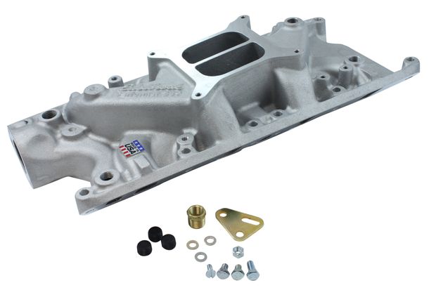 Intake Edelbrock Ford SB 4V in the group Ford/Mercury / Ford Mustang 65-73 / Fuel system / Intake / Intake manifold 289/302 at VP Autoparts AB (EDL2121)
