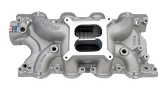 Intake SB 64-01 Alu Edelbrock in the group Ford/Mercury / Ford Mustang 65-73 / Fuel system / Intake / Intake manifold 289/302 at VP Autoparts AB (EDL7129)