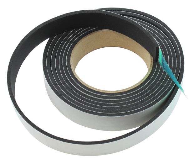 Sponge seal strip 3,9 x 25 mm x 3m in the group Ford/Mercury / Ford Mustang 65-73 / Body / Rubber/weather stripping / Rubber gaskets Mustang 71-73 at VP Autoparts AB (ESB-M3G77-A)