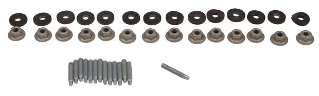Fastener kit hood turn signal 67-68 in the group Ford/Mercury / Ford Mustang 65-73 / Body / Hood/hood area / Hood, hinges & hood latches Mustang 67-68 at VP Autoparts AB (F-221)