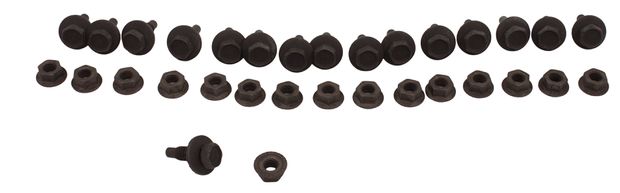 Screw kit shock tower Mustang 66 in the group Ford/Mercury / Ford Mustang 65-73 / Body / Engine bay/fender apron / Hardware engine bay area Mustang 65-66 at VP Autoparts AB (F-856)