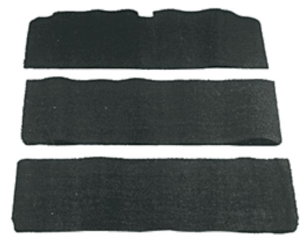 Fold Down Carpet Kit 65 FB Black in the group Ford/Mercury / Ford Mustang 65-73 / Interior / Mats/carpets / Floormats/carpets / Carpet Mustang Fastback at VP Autoparts AB (FD-65-BK)