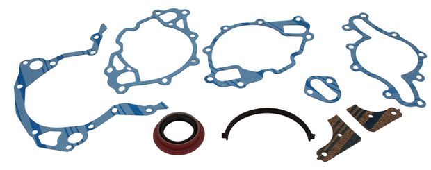 Gasket Kit Timing Cover 79-85 (86-95) in the group Ford/Mercury / Engines Ford/Mercury / Ford 351W / Engine block Ford 351W parts at VP Autoparts AB (FEL-TCS45449)