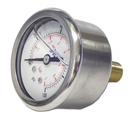 Pressure gauge dial 0-15psi - 0-1kg in the group Volvo / 140/164 / Miscellaneous / Accessories / Accessories 140 at VP Autoparts AB (FKM)