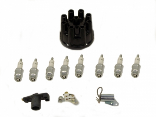 Service kit ignition V8 4 port in the group Ford/Mercury / Ford Mustang 65-73 / Electrical components/lights / Ignition system / Spark plugs/ignition wires Mustang 65-73 at VP Autoparts AB (FO-SK12002)