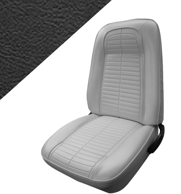 Upholst.F.bird 67-69 CP/CV STD Black in the group General Motors / Camaro/Firebird 67-81 / Interior / Upholstery seats/sides / Upholstery Firebird at VP Autoparts AB (GM074203BK)