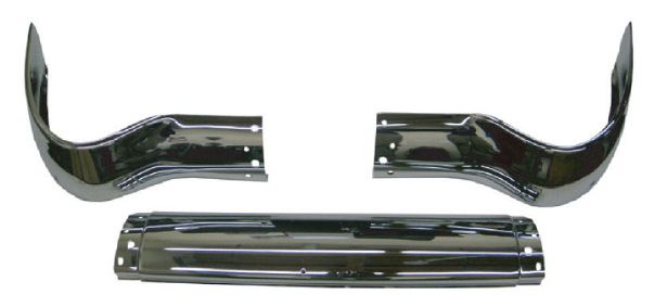 Bumper Chevrolet 55 front set/3 in the group General Motors / Chevrolet 55-57 / Body / Bumpers Chevrolet 1955-57 at VP Autoparts AB (GM55BF-K3)