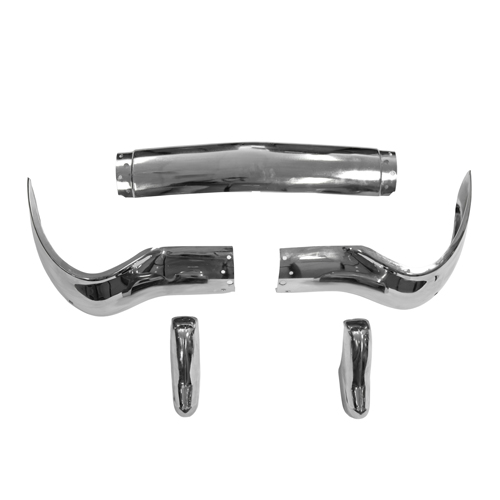 Stötfångare Chevrolet 55 bak sedan (set/5 inkl.horn) i gruppen GM / Chevrolet 55-57 / Karosseri / Stötfångare Chevrolet 1955-57 hos VP Autoparts AB (GM55BR-K5)
