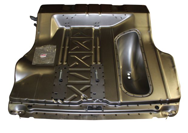 Trunk floor Chevy 55-57 w.spare wheel in the group General Motors / Chevrolet 55-57 / Body / Trunk area/frame rails / Trunk floor area/frame rail at VP Autoparts AB (GMK-4040-725-55S)