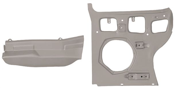 Pillar/kick panel inner Mustang 69-70 LH in the group Ford/Mercury / Ford Mustang 65-73 / Body / Firewall/cowl / Firewall, cowl & A-pillar Mustang 69-70 at VP Autoparts AB (GTM-3625P)